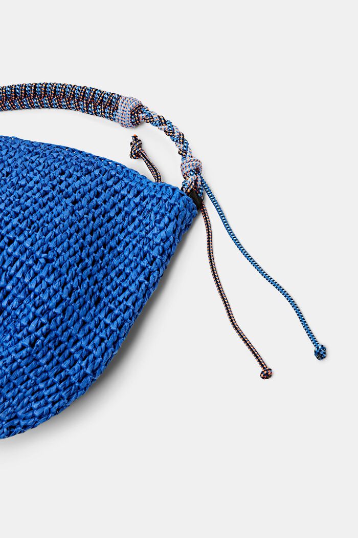 Hobo Bag a uncinetto, BRIGHT BLUE, detail image number 1