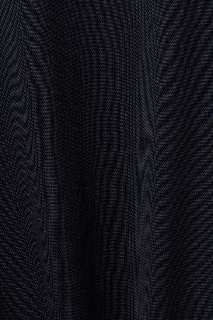 Maglia dolcevita a maniche lunghe in jersey, NAVY, detail image number 5