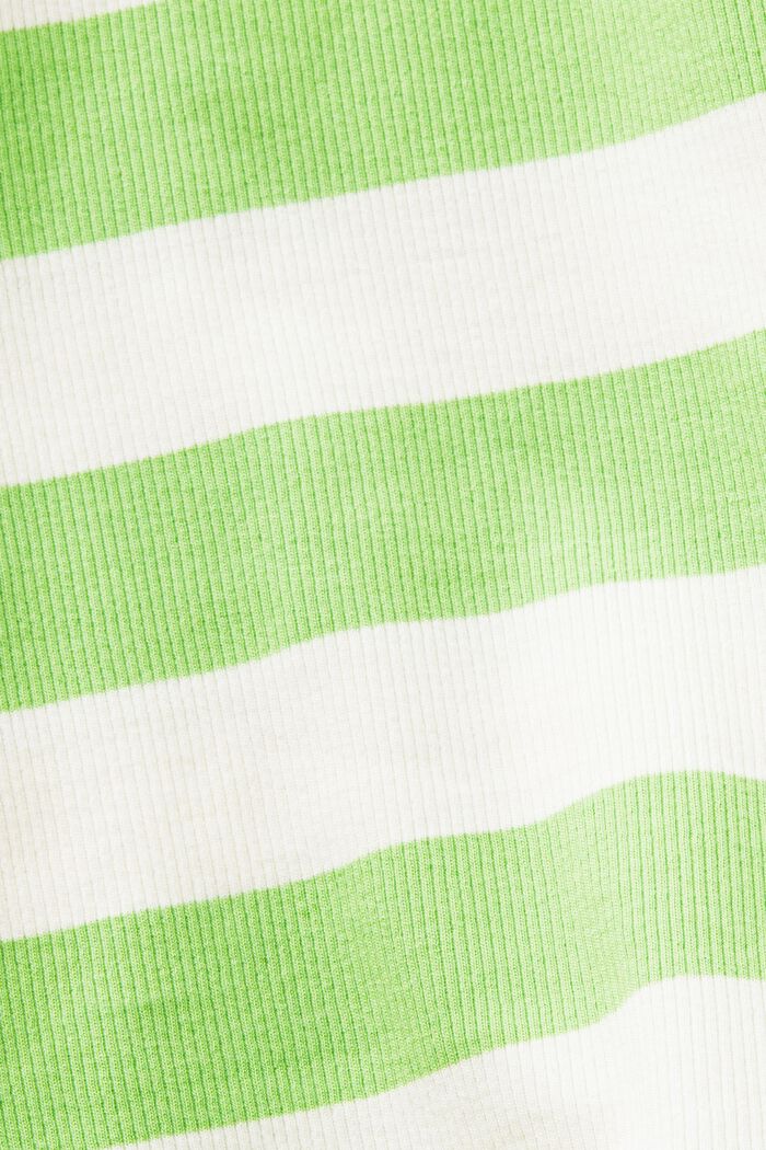 Canotta con logo a righe, CITRUS GREEN, detail image number 5