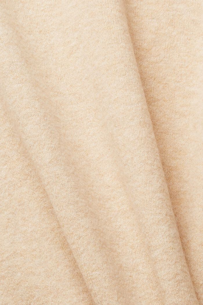 Con lana: cardigan aperto, SAND, detail image number 1