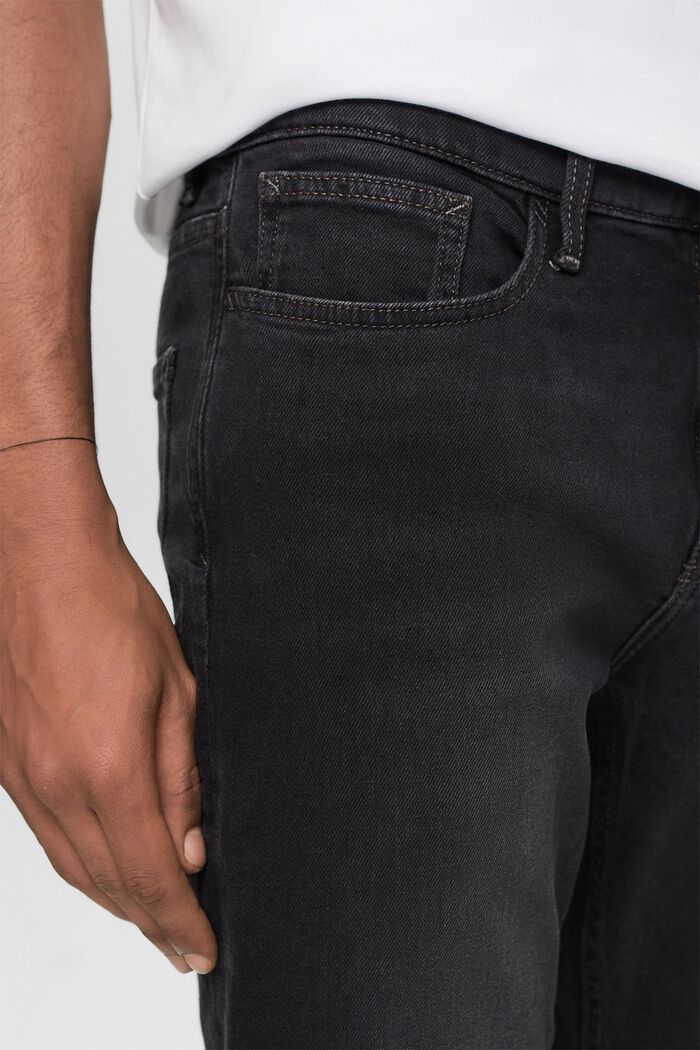 Jeans slim, BLACK DARK WASHED, detail image number 2
