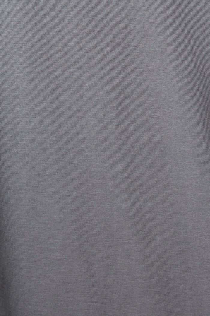 T-shirt in jersey, 100% cotone, DARK GREY, detail image number 1