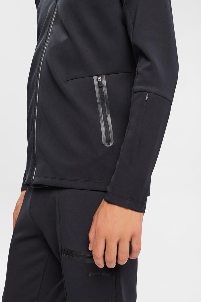 Giacca Active con zip, BLACK, detail image number 2