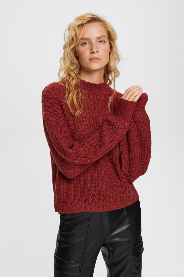 Maglione in maglia a righe