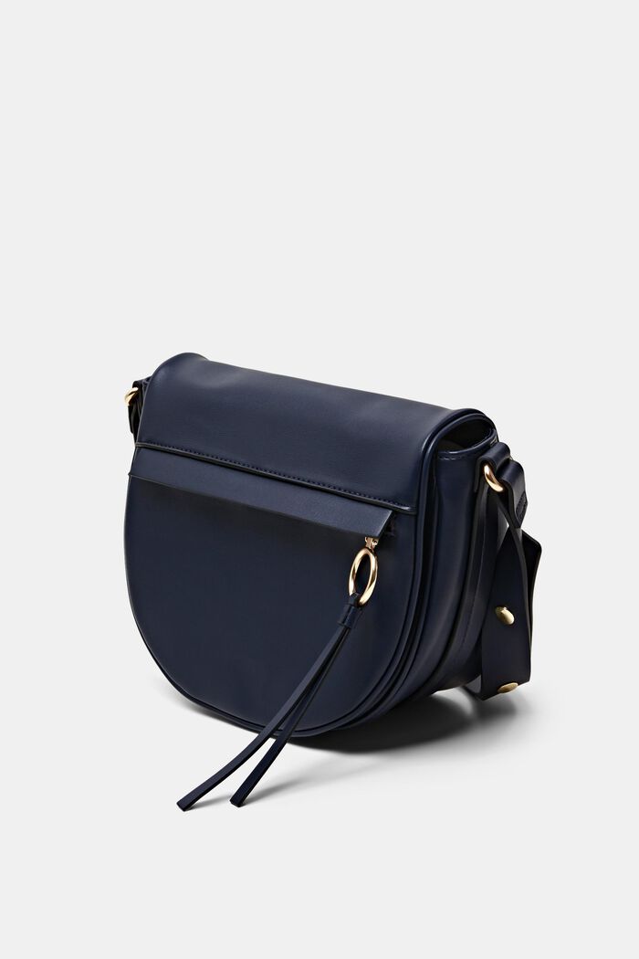 Borsa a tracolla con patta, NAVY, detail image number 2