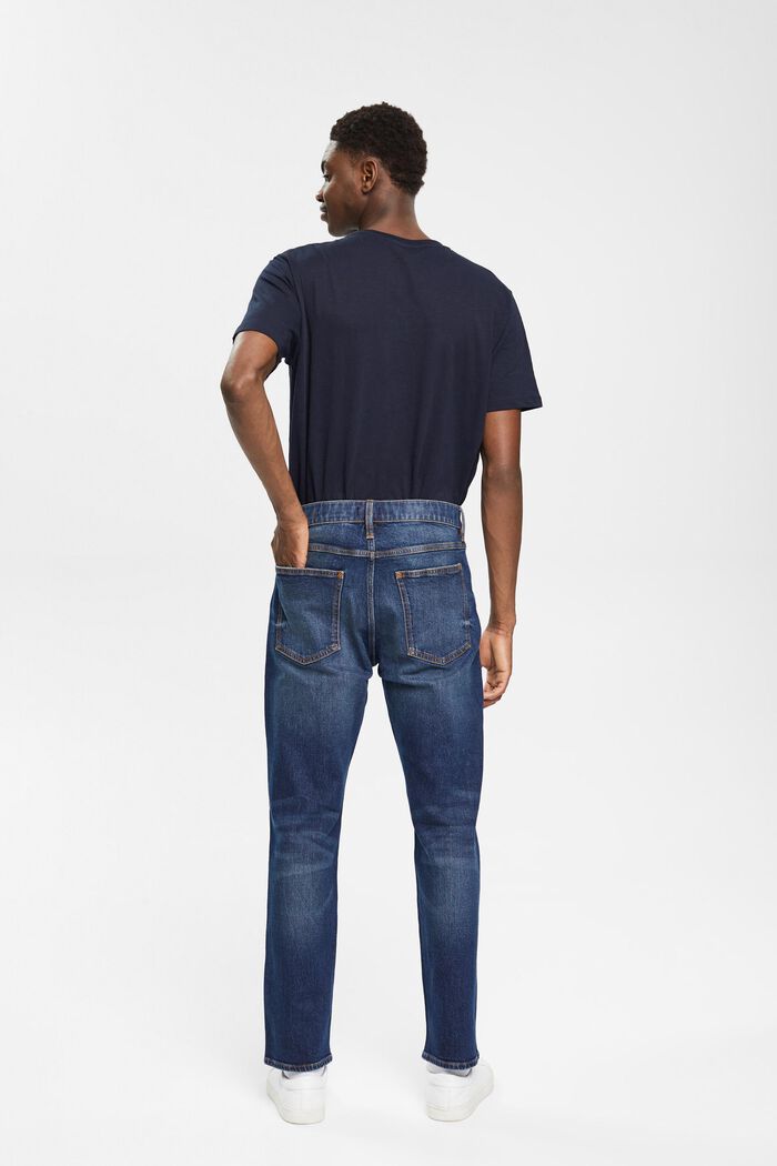 Jeans elasticizzati, BLUE DARK WASHED, detail image number 4