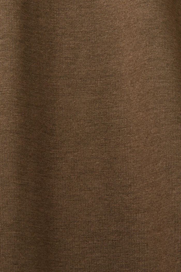 Abito midi in jersey, KHAKI GREEN, detail image number 5