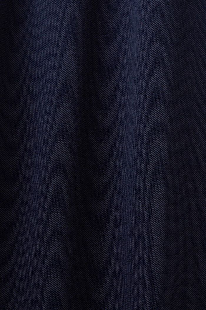 Polo in piqué, NAVY, detail image number 6