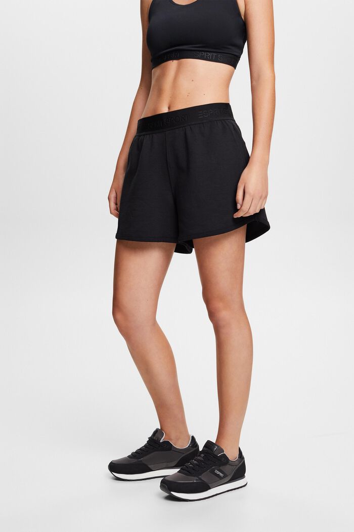 Pantaloncini in stile jogger, BLACK, detail image number 0