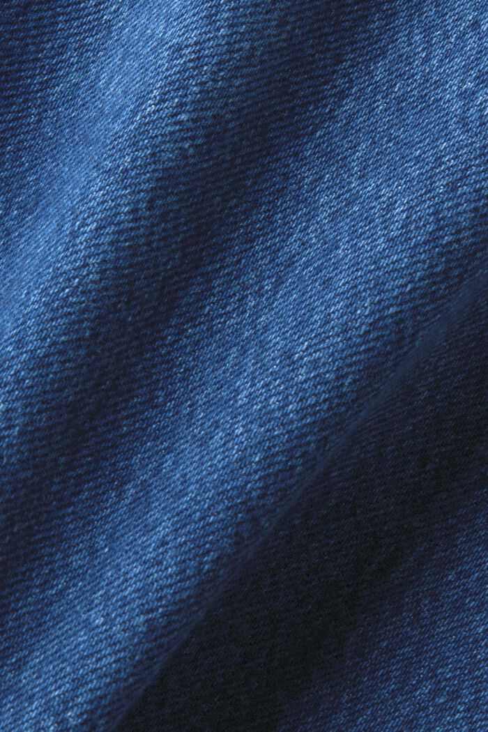 Giacca di jeans in stile bomber, BLUE MEDIUM WASHED, detail image number 6