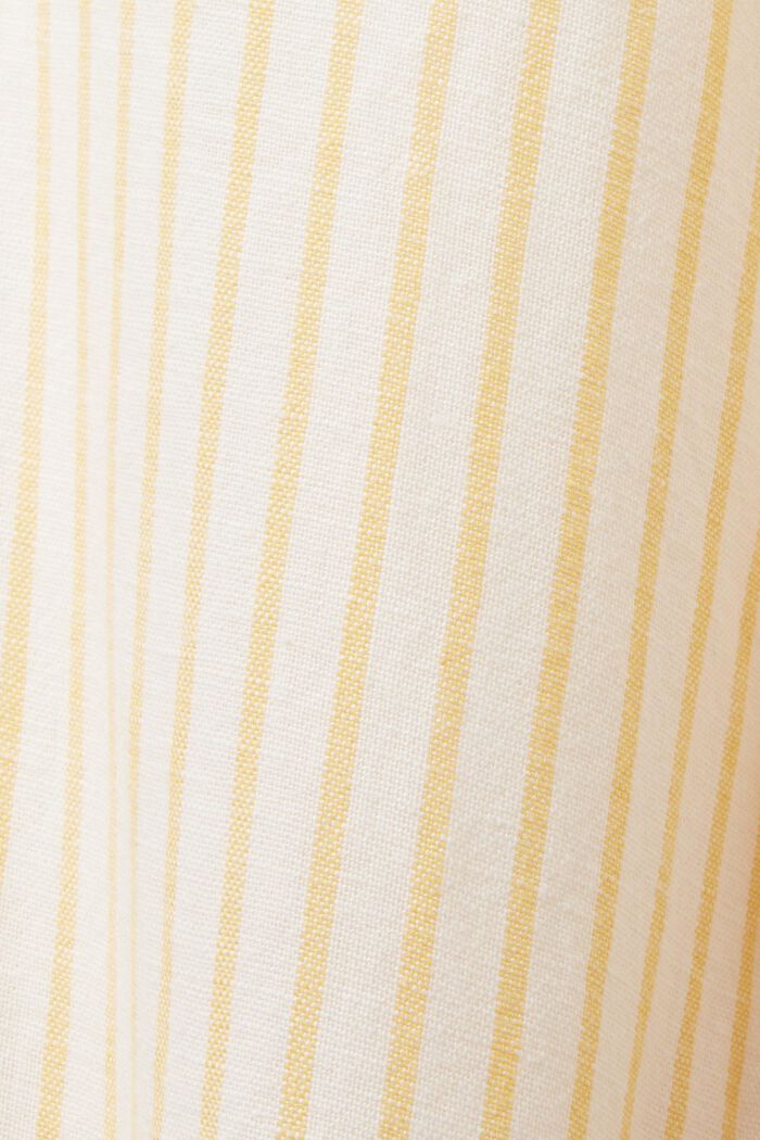Maglia a righe, misto lino, SUNFLOWER YELLOW, detail image number 5