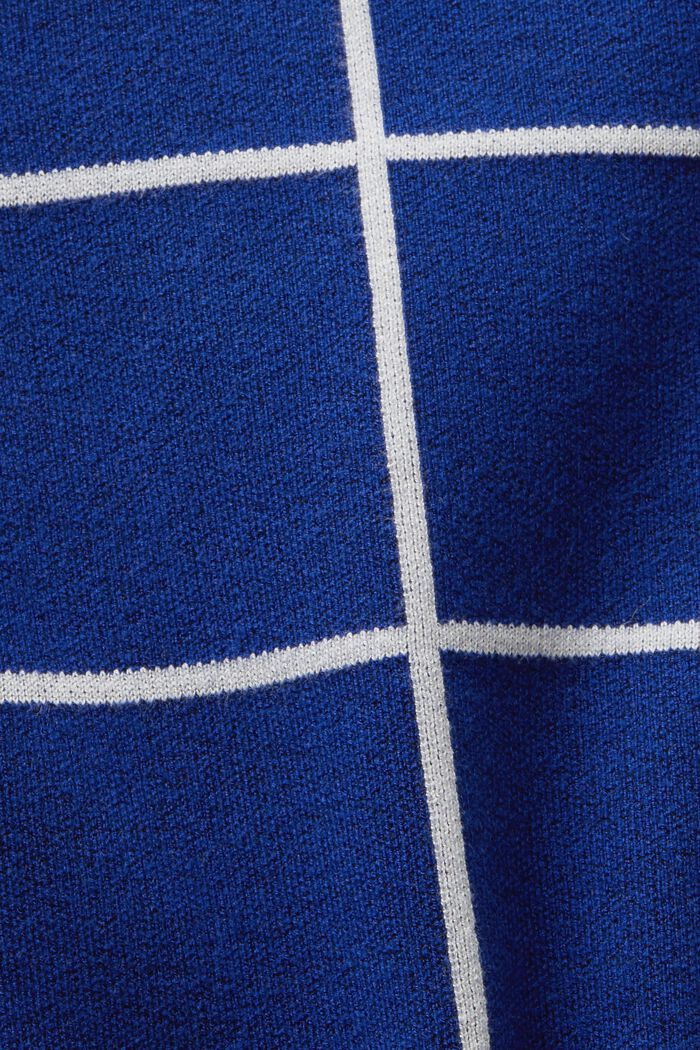 Minigonna in maglia jacquard, BRIGHT BLUE, detail image number 6