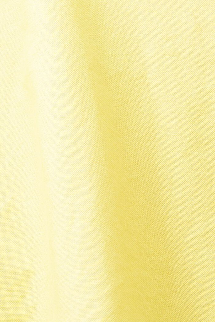 Camicia blusata Oxford, LIME YELLOW, detail image number 5