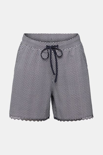 Shorts in jersey con stampa