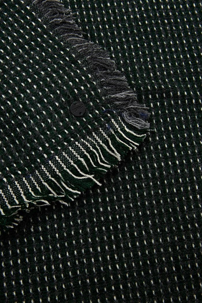 Sciarpa in tessuto strutturato, EMERALD GREEN, detail image number 1