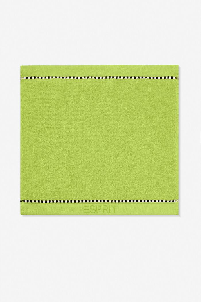 Con TENCEL™: set di asciugamani in spugna, APPLE GREEN, detail image number 5
