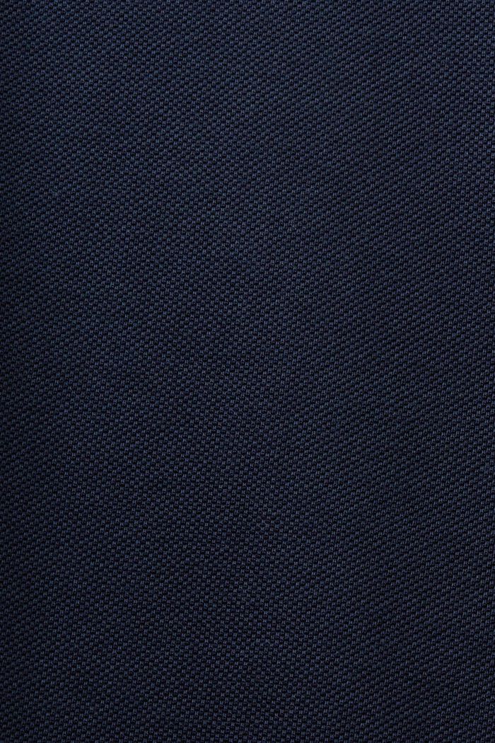 Polo in piqué di cotone Pima, NAVY, detail image number 5