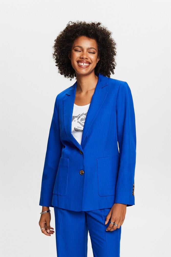 Mix and Match Blazer monopetto, BRIGHT BLUE, detail image number 0