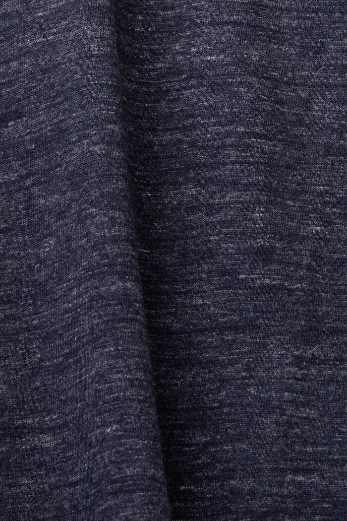 T-shirt in jersey con girocollo, NAVY, detail image number 4