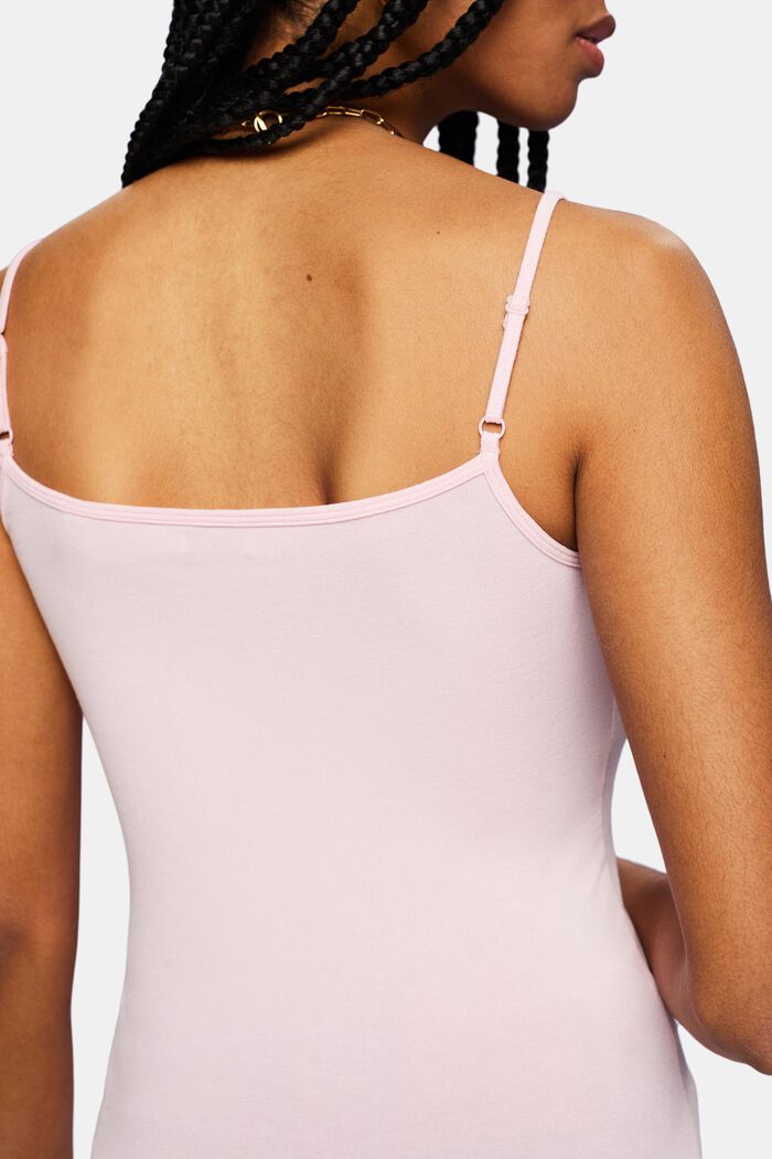 Top intimo in jersey, PASTEL PINK, detail image number 3