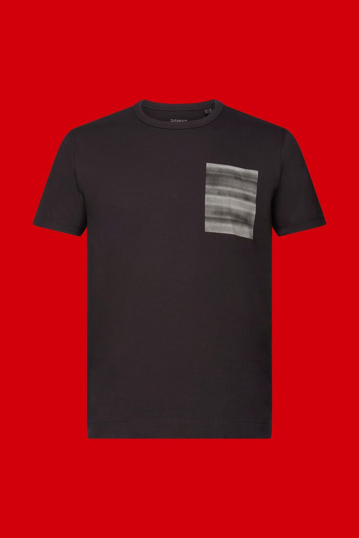 T-shirt girocollo, 100% cotone, ANTHRACITE, detail image number 6