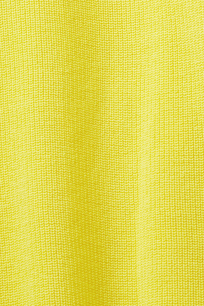 Pullover pipistrello, 100% cotone, LIGHT YELLOW, detail image number 5