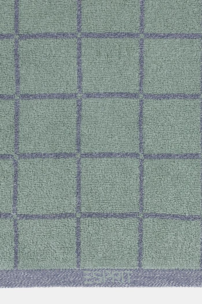 Asciugamani Melange Cube, SOFT GREEN, detail image number 1