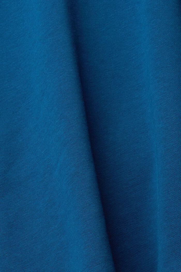 Felpa con abbottonatura dietro, PETROL BLUE, detail image number 1