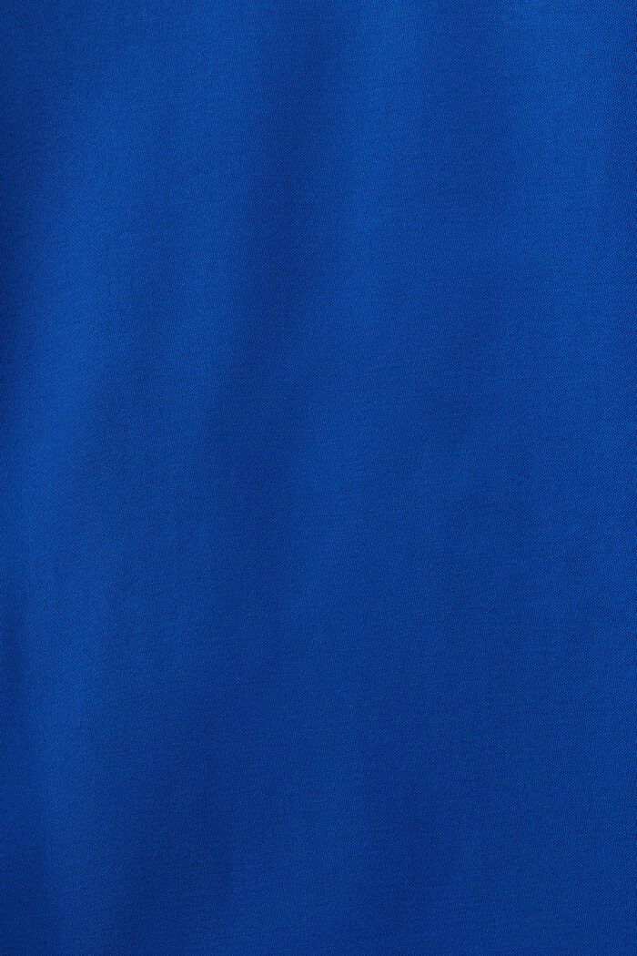 Blusa in raso senza maniche, BRIGHT BLUE, detail image number 5