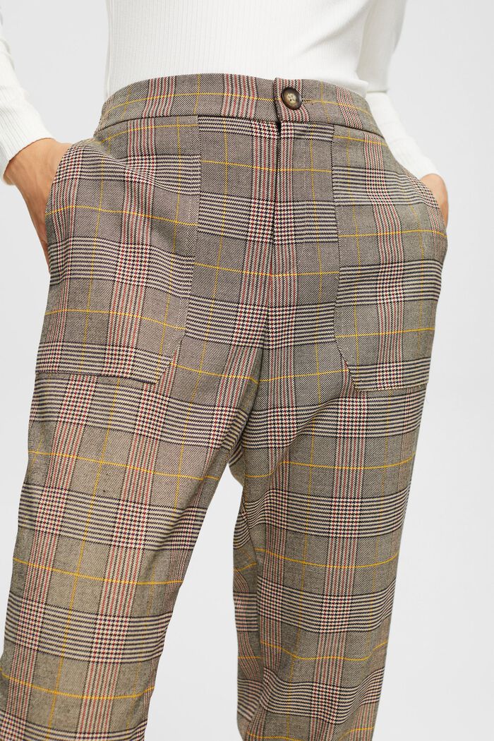 Pantaloni a quadri, ANTHRACITE, detail image number 2