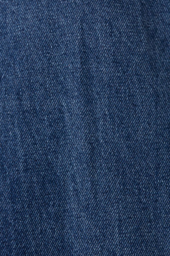 Jeans retrò con vita alta e taglio svasato, BLUE MEDIUM WASHED, detail image number 5