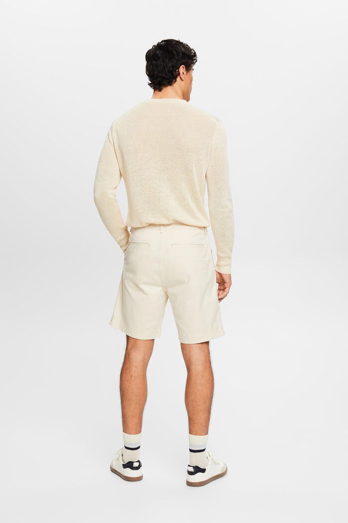 Shorts chino in cotone, LIGHT BEIGE, detail image number 2