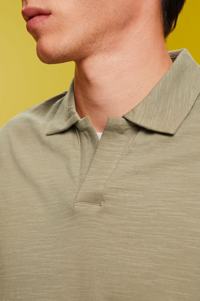 Polo in jersey, 100% cotone, LIGHT KHAKI, detail image number 2