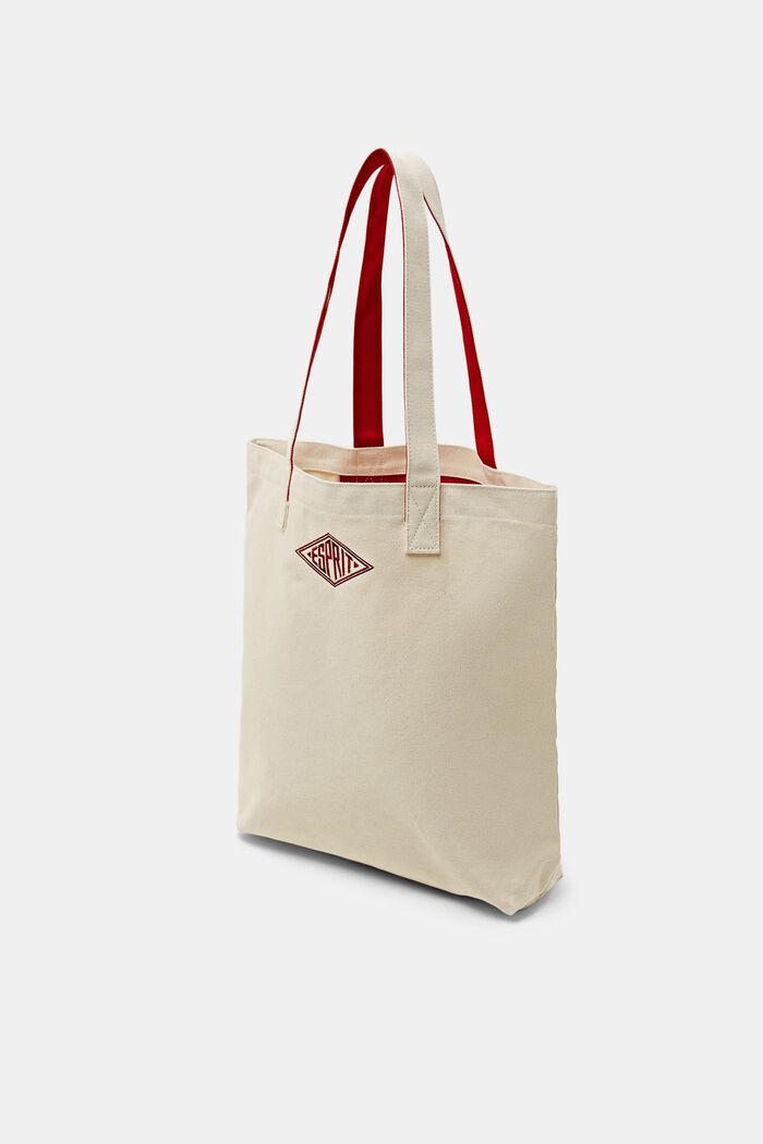 Tote Bag in cotone con logo, ICE, detail image number 2