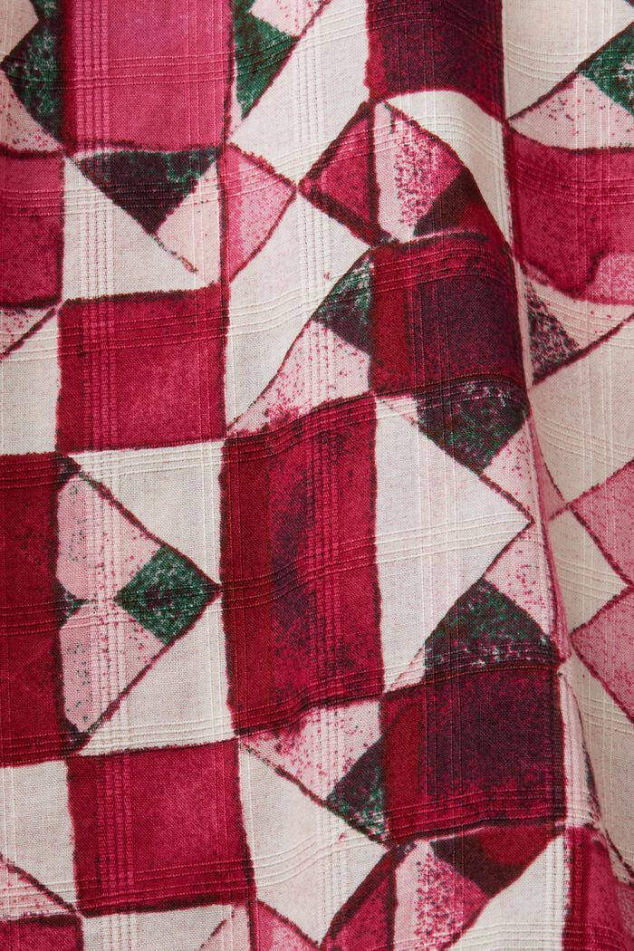 Abito a tubino in cotone dobby, PINK FUCHSIA, detail image number 5