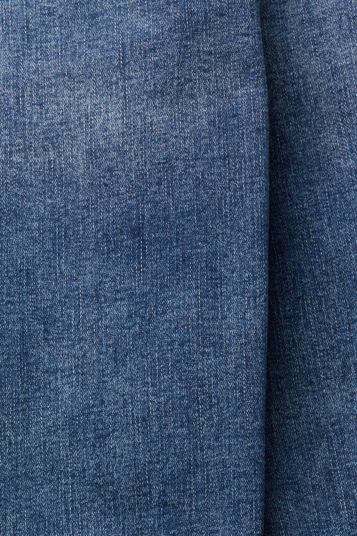 Jeans con effetto slavato, BLUE MEDIUM WASHED, detail image number 7