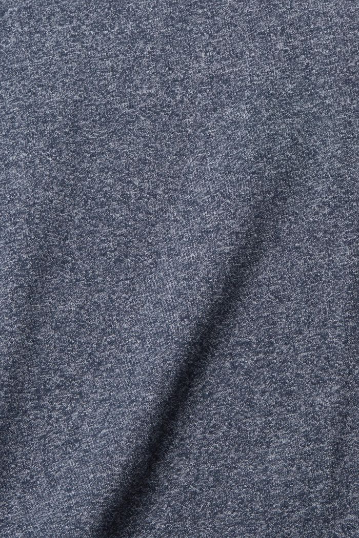 In materiale riciclato: t-shirt melangiata in jersey, NAVY, detail image number 1