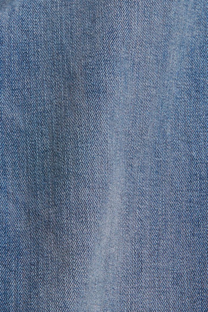 Jeans stretch con righe a contrasto, BLUE MEDIUM WASHED, detail image number 1