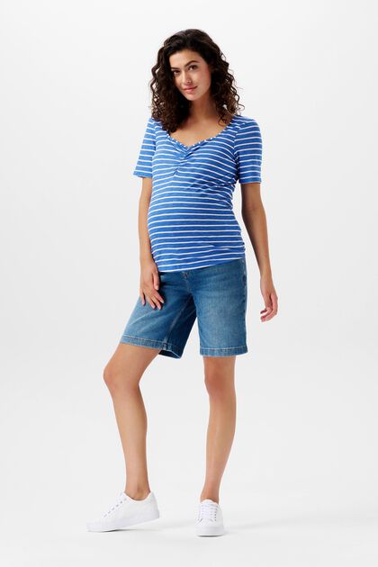 MATERNITY T-shirt in jersey a righe