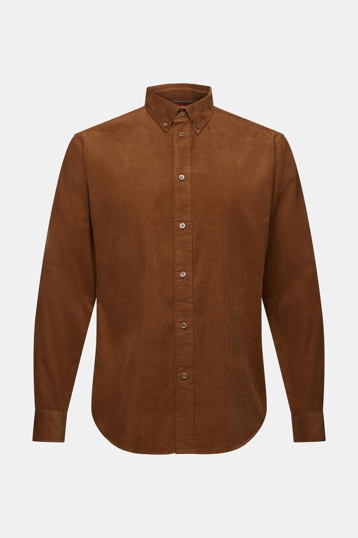 Camicia di velluto, 100% cotone, BARK, detail image number 6