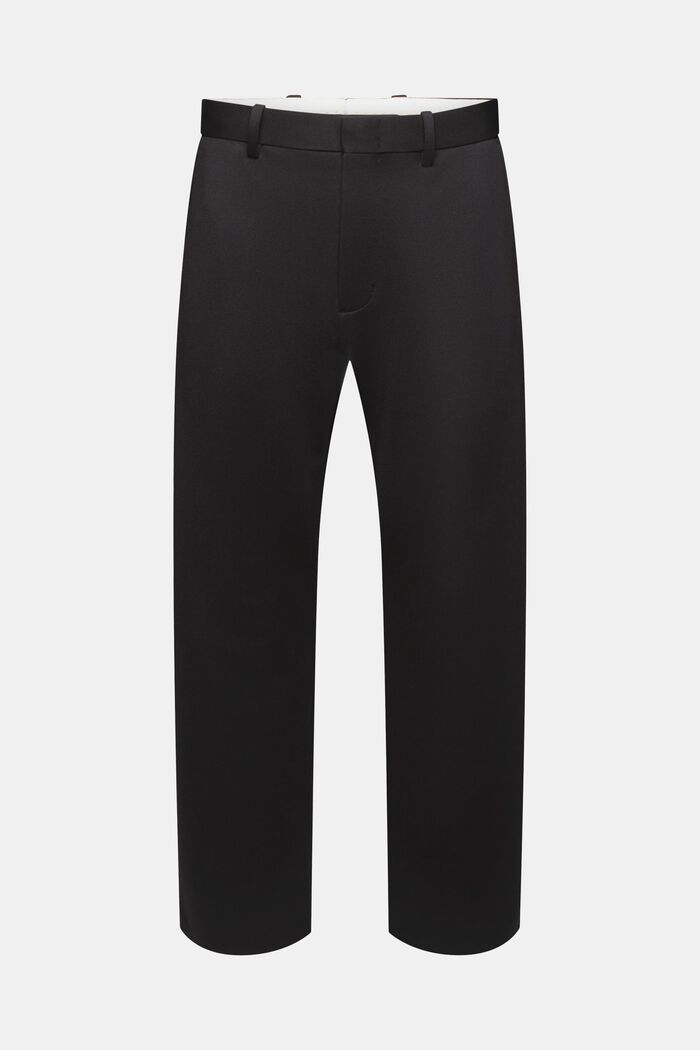 Pantaloni in twill, BLACK, detail image number 7