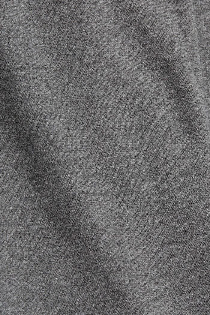 Pantaloni morbidi con elastico in vita, GUNMETAL, detail image number 4