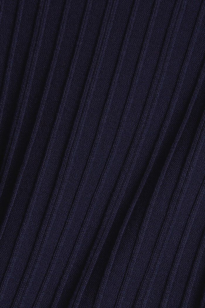 T-shirt con struttura a coste, NAVY, detail image number 1