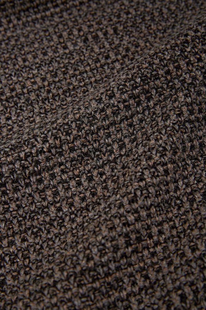 Plaid a maglia, BROWN, detail image number 1