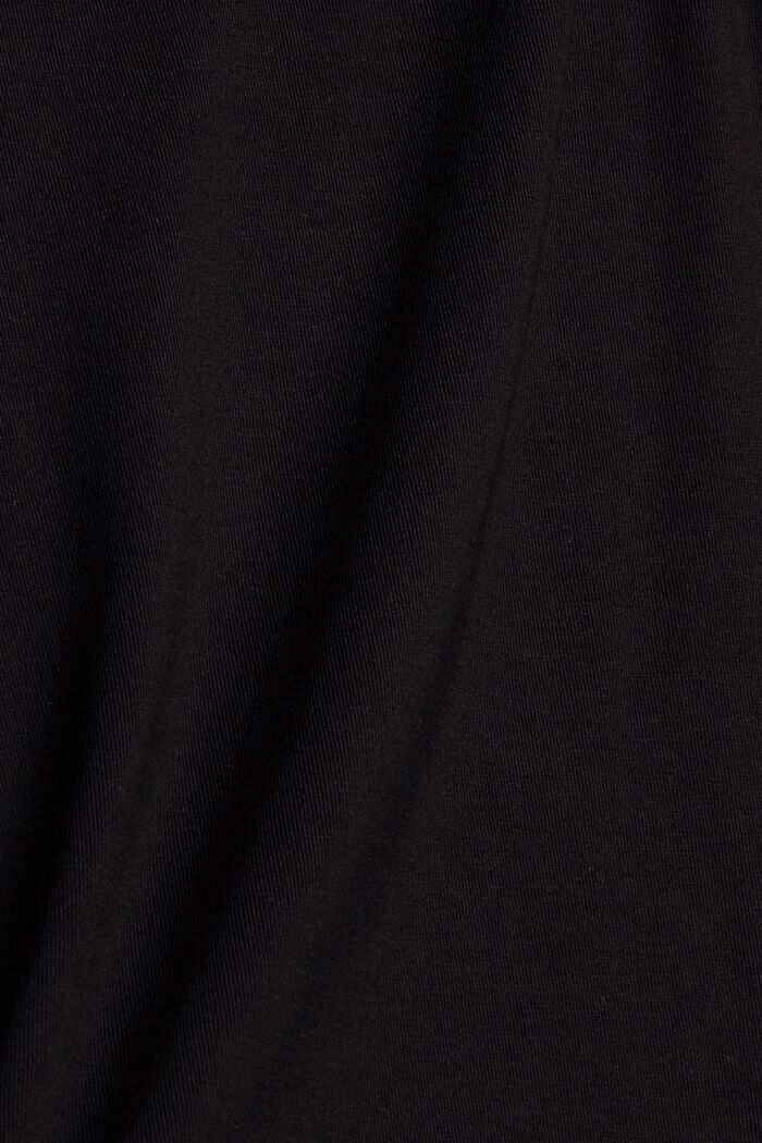 Top elasticizzato con bordi in raso, BLACK, detail image number 4