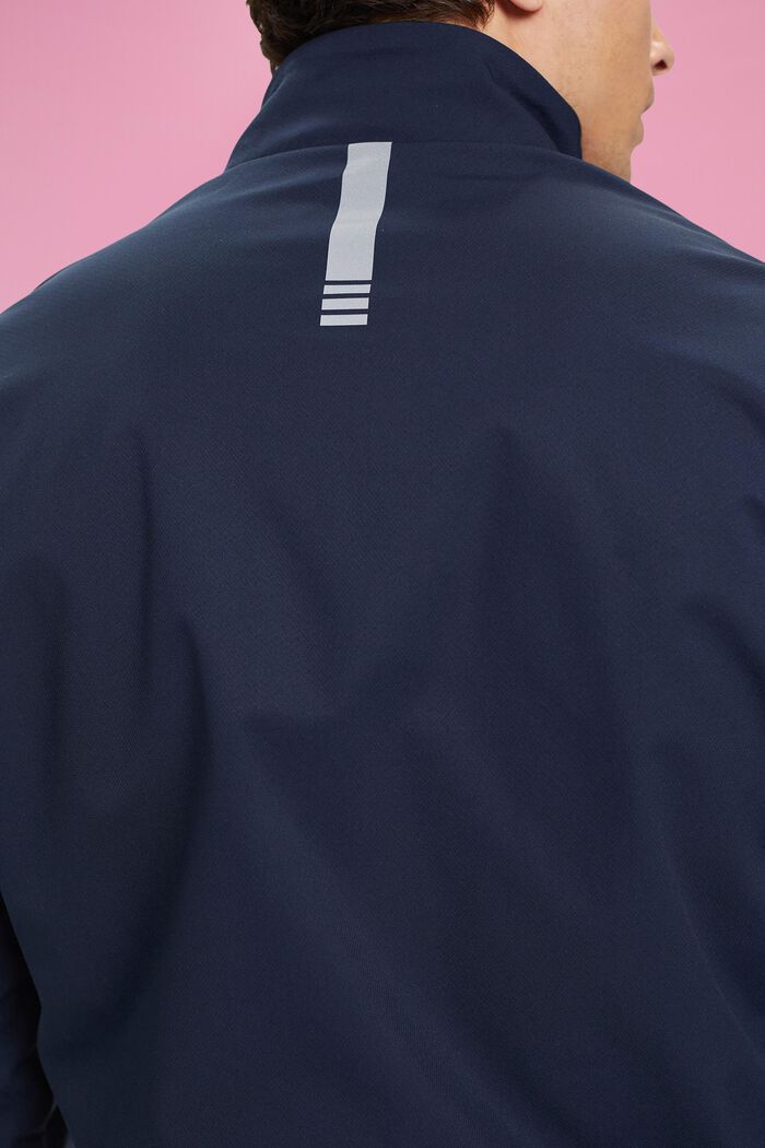Giacca softshell a spina di pesce, NAVY, detail image number 4
