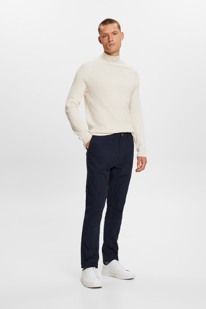 Pantaloni chino, cotone con stretch, NAVY, detail image number 5