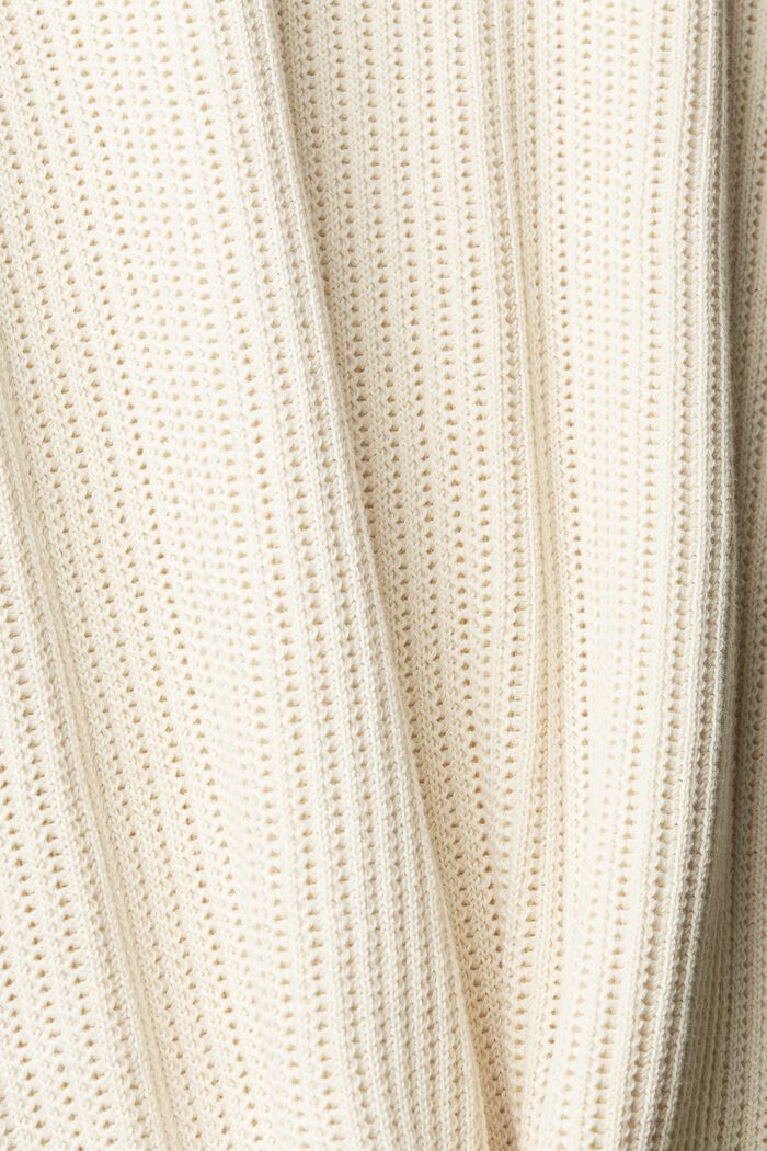 Pullover in maglia a coste con dettagli a righe, ICE, detail image number 5