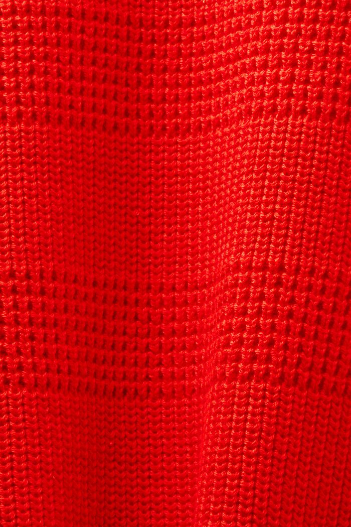 Cardigan in maglia strutturata, RED, detail image number 5