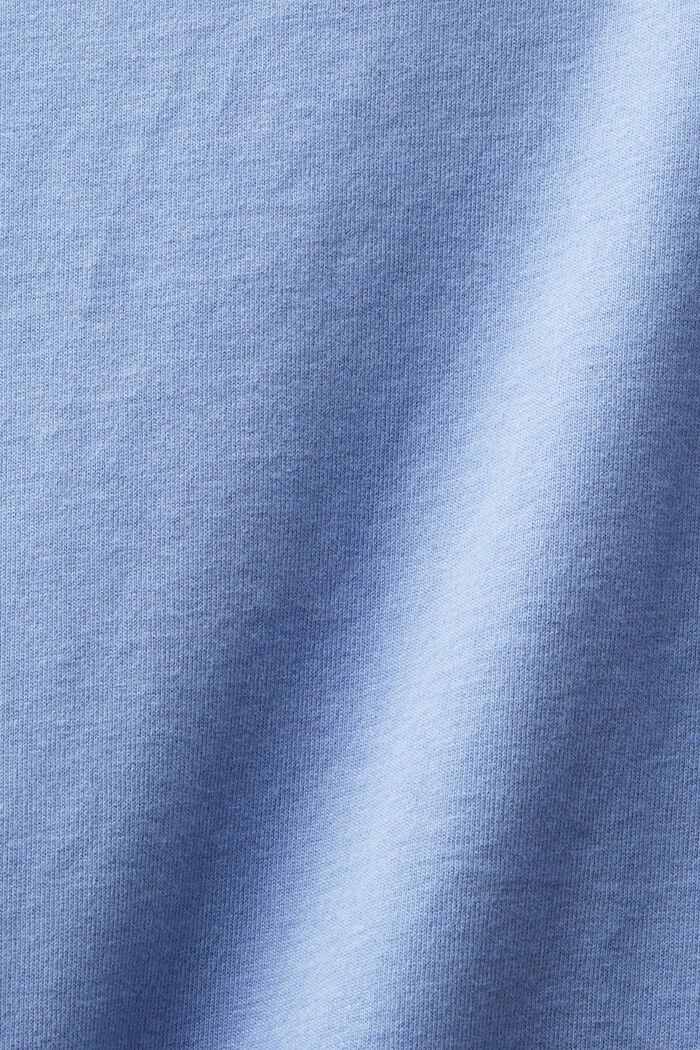 Maglia a maniche lunghe in cotone biologico, BLUE LAVENDER, detail image number 4